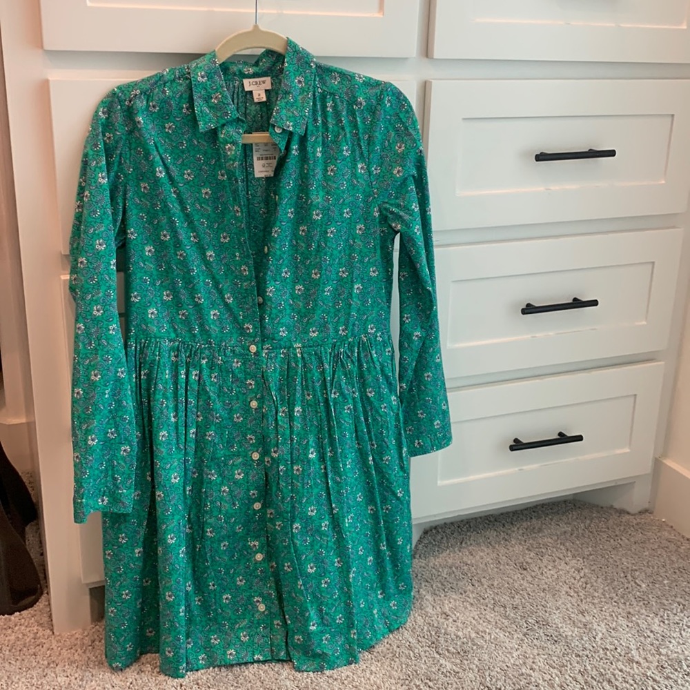 Perfect J Crew transitional dress for boots, heels or sandals!